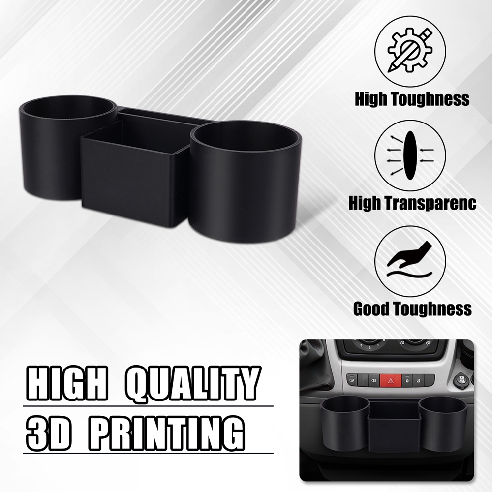 3D Printing Holder - Center Console Dual Cup Holder For