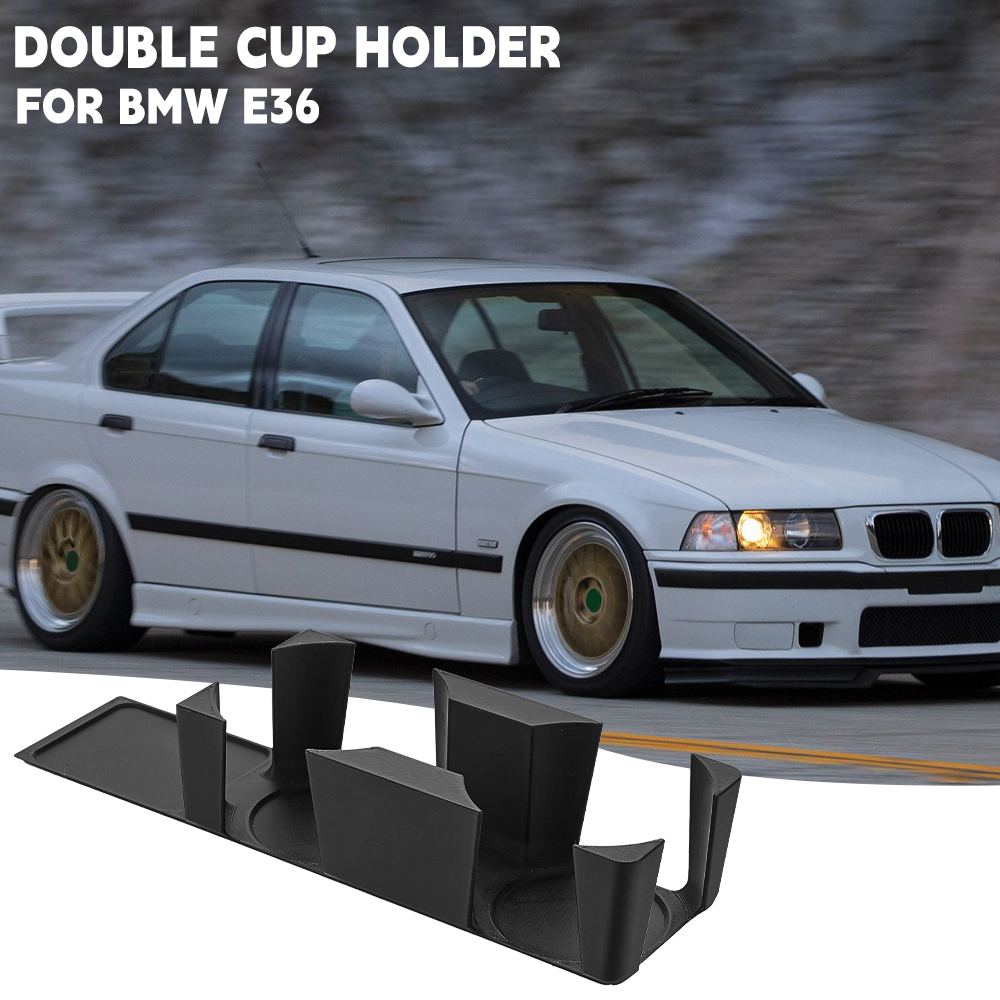 3D Printing Holder - Double Cup Holder For BMW E36