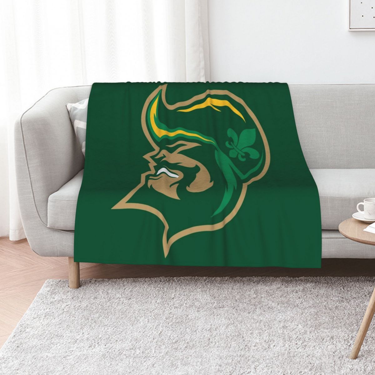3D Printing Icon - Sioux City Musketeers icon Throw Blanket