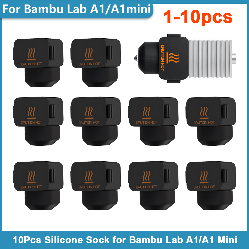 3D Printing News - 10Pcs Silicone Sock for Bambu Lab