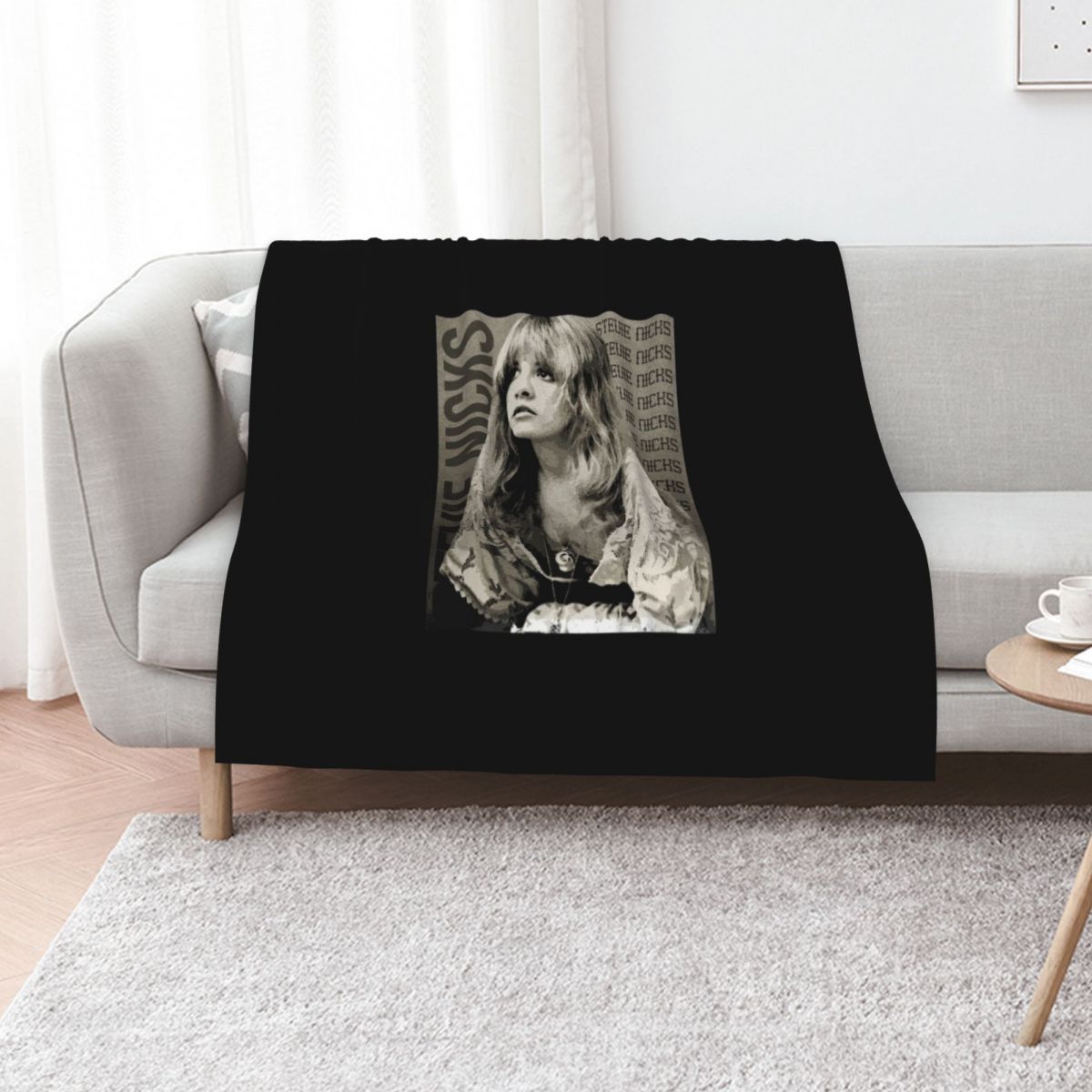 3D Printing Icon - Stevie Nicks Musical Icon Throw Blanket