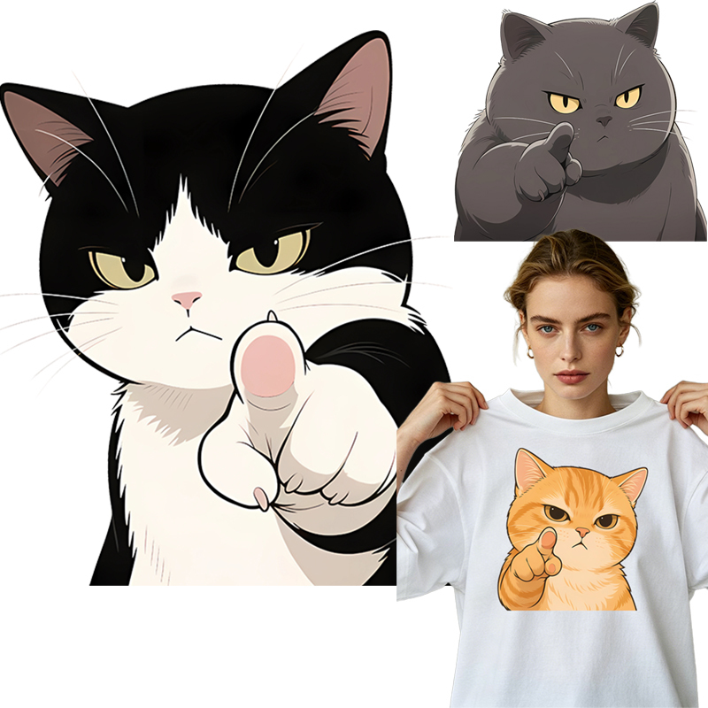 3D Printing Vinyl - Anthropomorphic cat heat transfer printing DIY