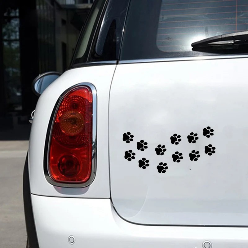 Car Sticker Animal Cat Paw Pri - 3D Printing Vinyl 评论和价格