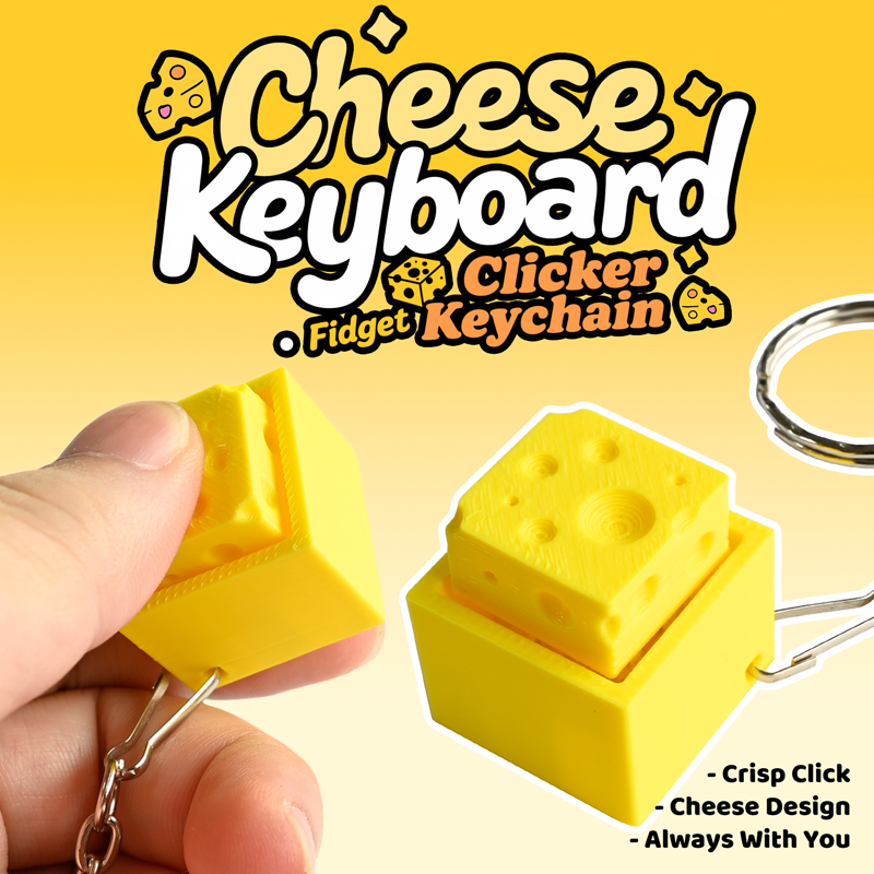 3D Printed Cheesy Key Fidget C - 3D Printing Yourself 评论和价格