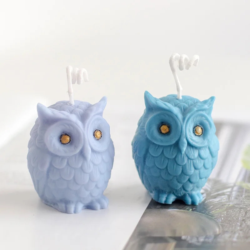 3D Owl Silicone Candle Mold Cu - 3D Printing Concrete 评论和价格