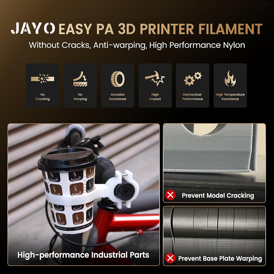JAYO Easy PA Filament 1.75mm N - 3D Printing Fdm 评论和价格