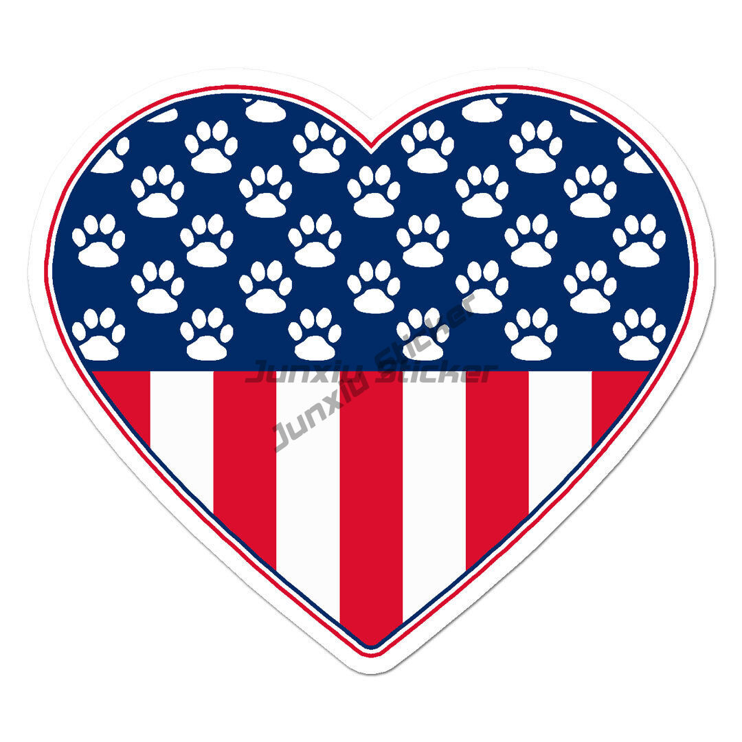 USA Flag Dog Paw Prints Vinyl  - 3D Printing Vinyl 评论和价格
