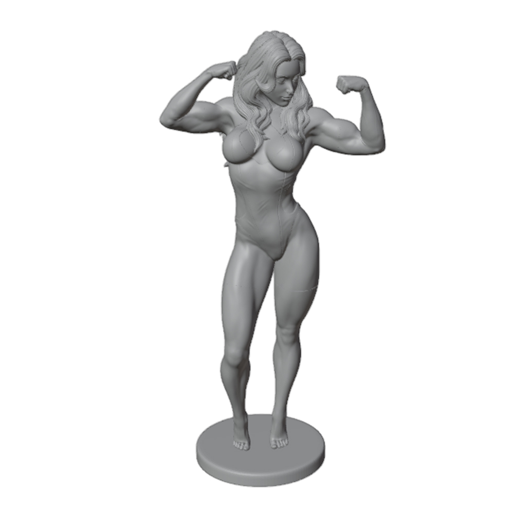 Sexy Fitness Woman, Long-Haire - 3D Printing Instructor 评论和价格