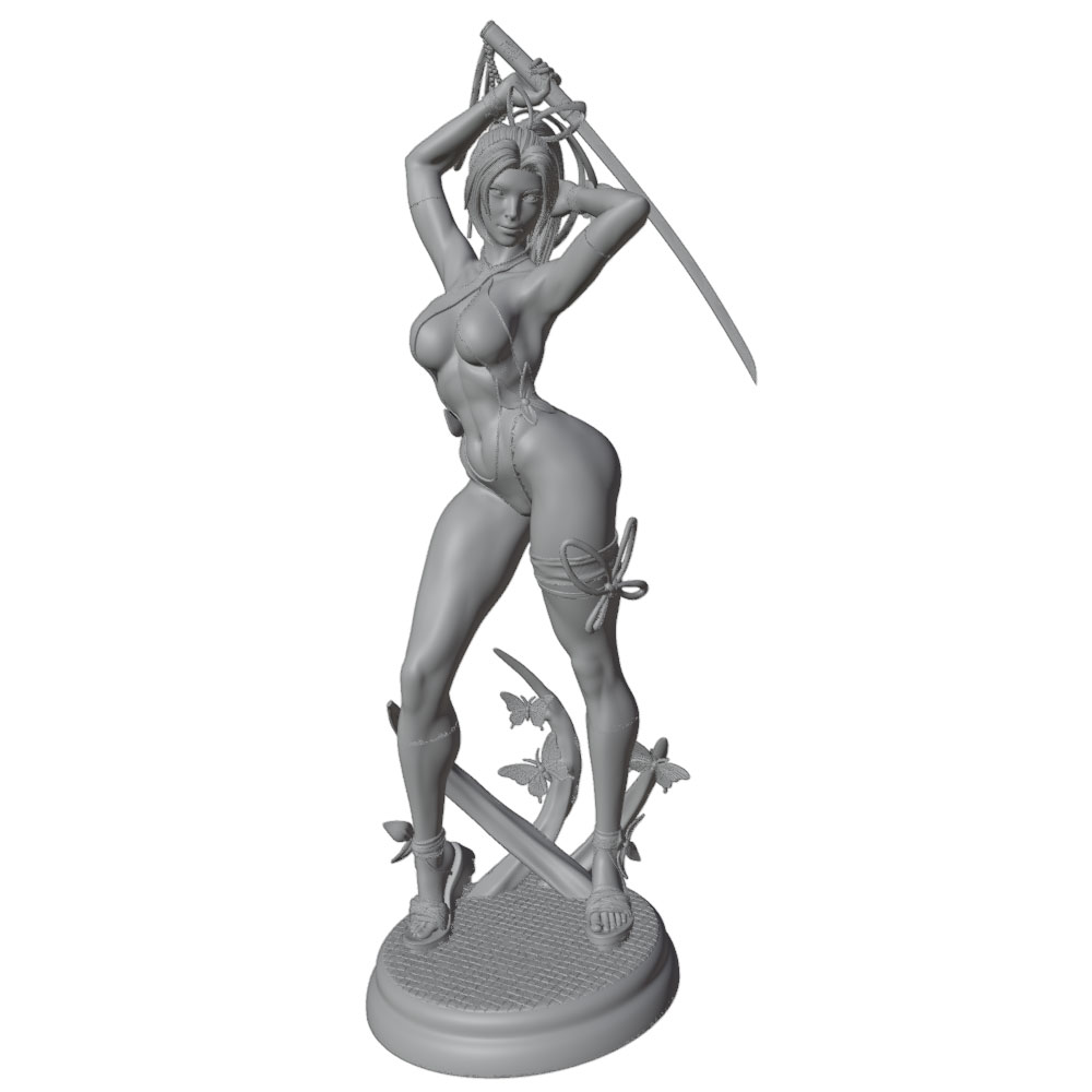 1/24 Female 	Warrior Resin Mod - 3D Printing Article 评论和价格