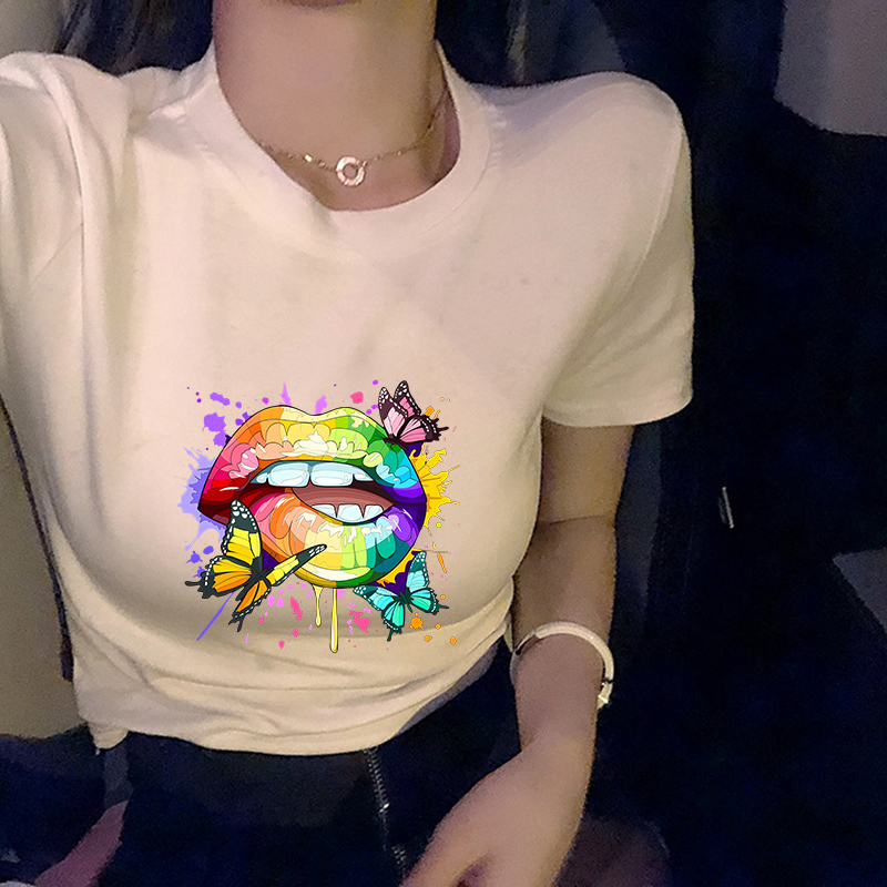 Sexy leopard print lips Heat T - 3D Printing Vinyl 评论和价格