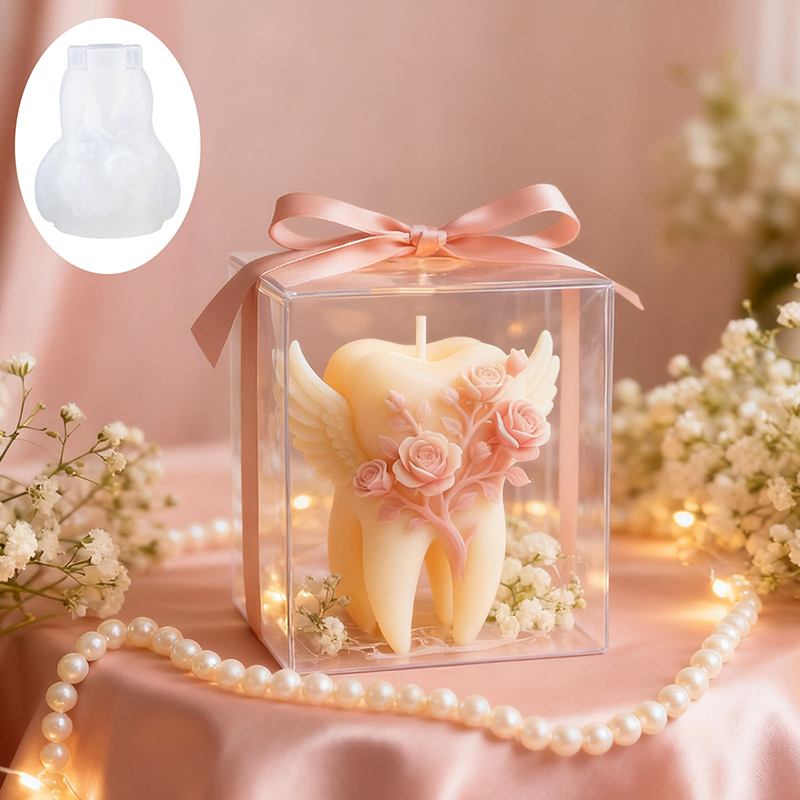 Wings Tooth Candle Silicone Mo - 3D Printing Concrete 评论和价格