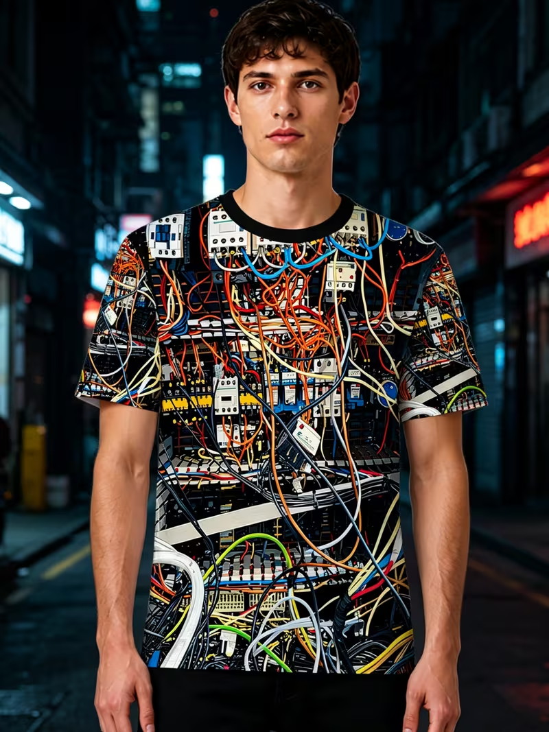Men Electric Circuit Wire 3D A - 3D Printing Engineer 评论和价格