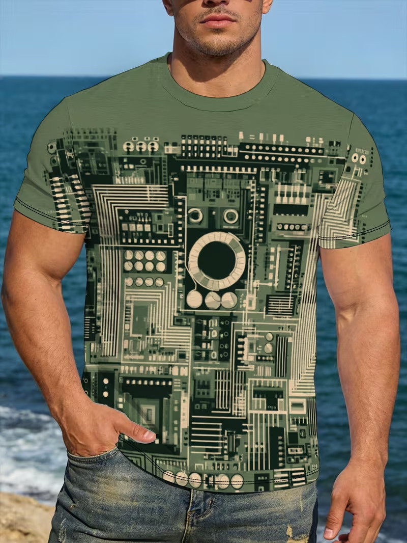Men Electric Circuit Wire 3D A - 3D Printing Engineer 评论和价格