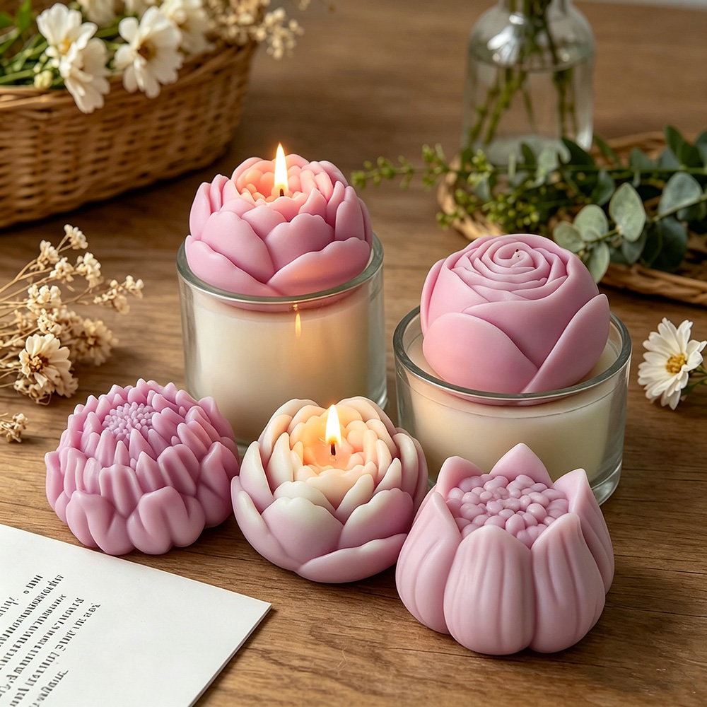 3D Flower Silicone Mold Peony  - 3D Printing Concrete 评论和价格