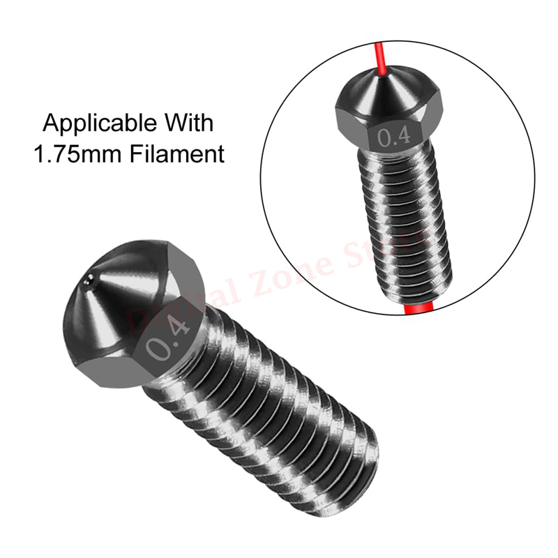 10pcs V6 Hardened Steel Volcan - 3D Printing Pdf 评论和价格