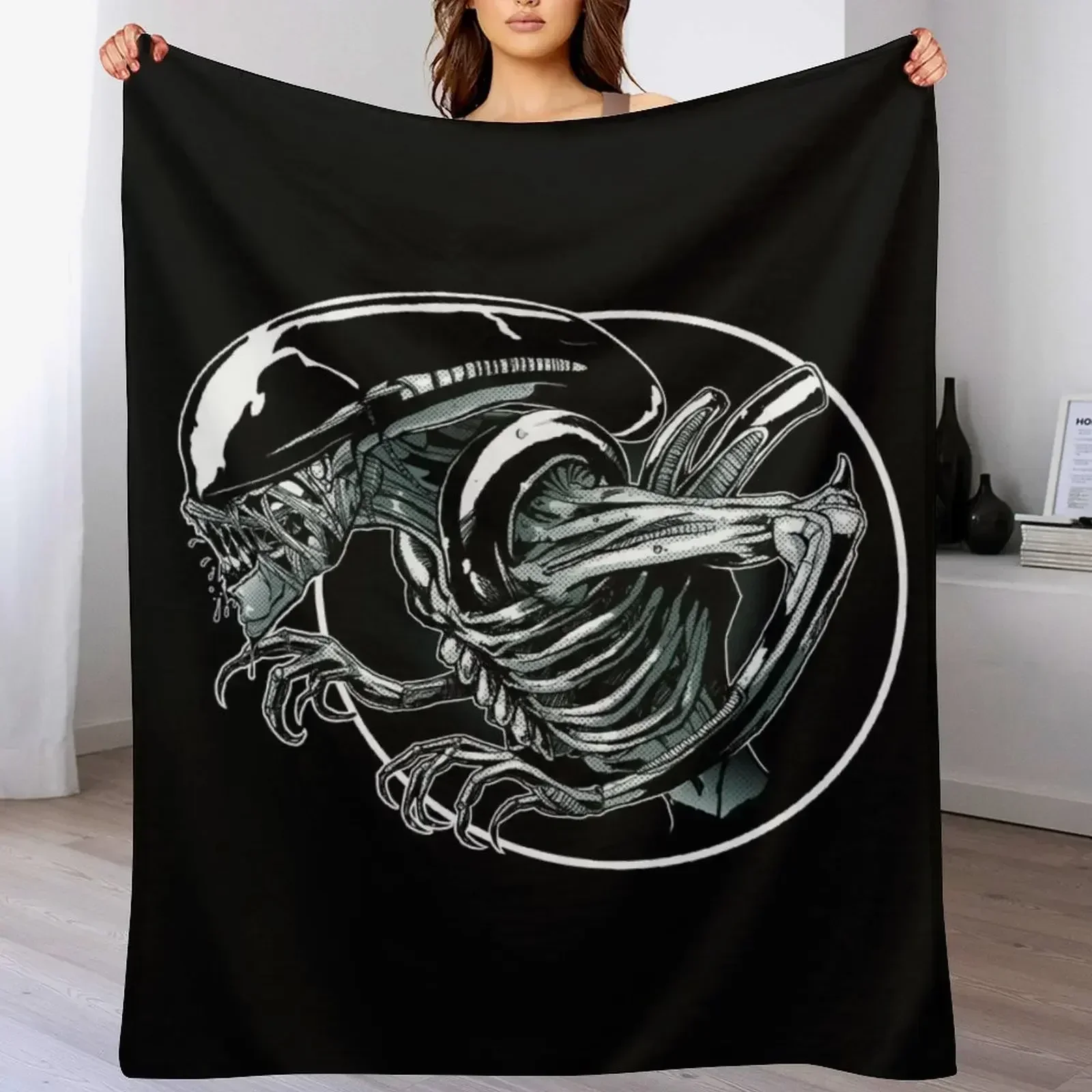 aliens xenomorph Throw Blanket - 3D Printing Xenomorph 评论和价格