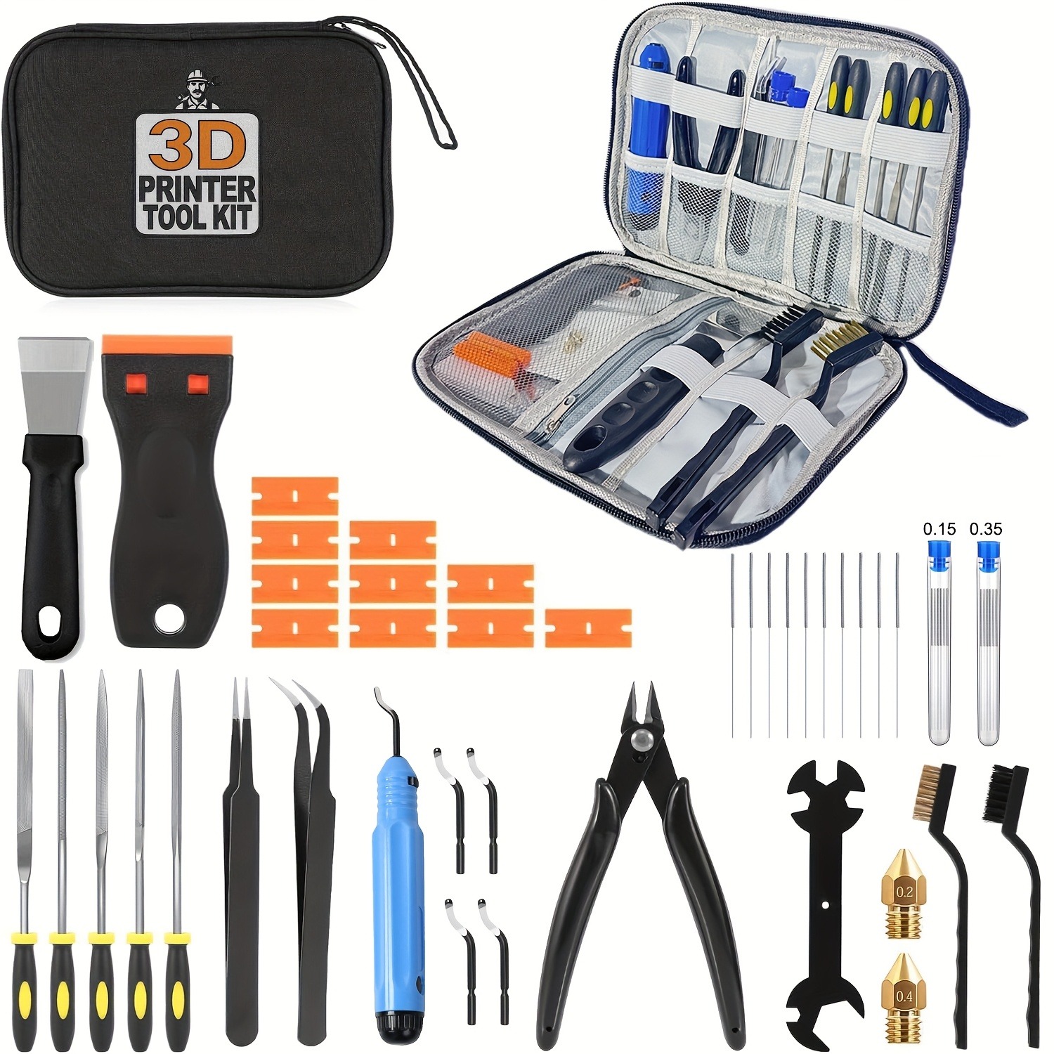 3D Printer Tools Kit, 33pcs 3D - 3D Printing Fdm 评论和价格