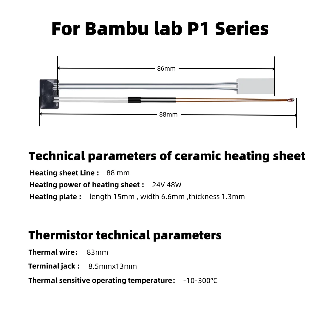 Caremic Heater & Thermistor Fo - 3D Printing Laboratory 评论和价格