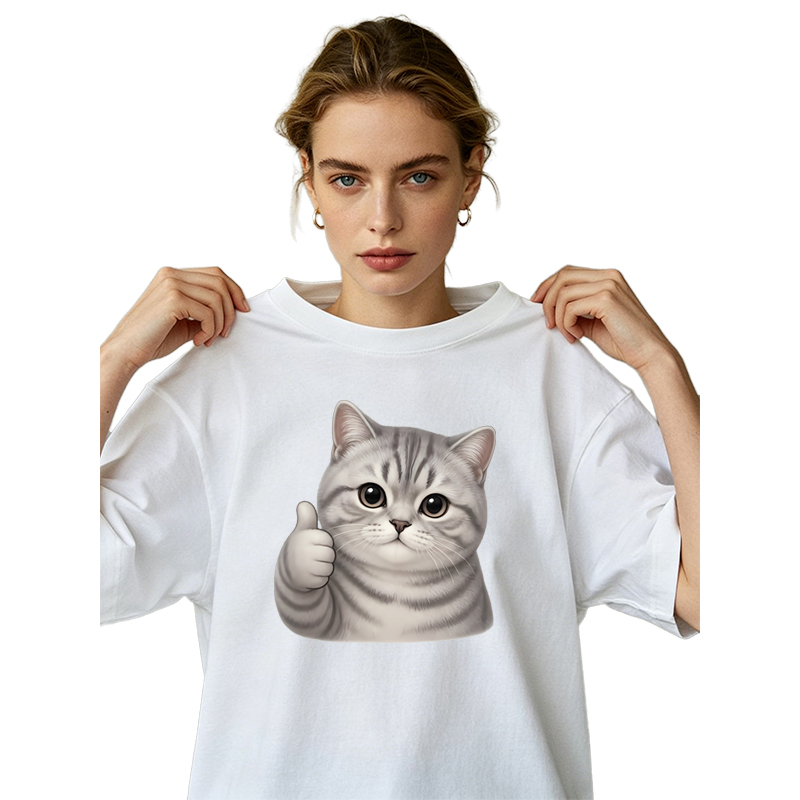 Anthropomorphic cat heat trans - 3D Printing Vinyl 评论和价格