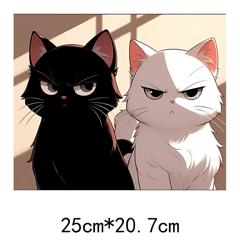 Anthropomorphic cat heat trans - 3D Printing Vinyl 评论和价格