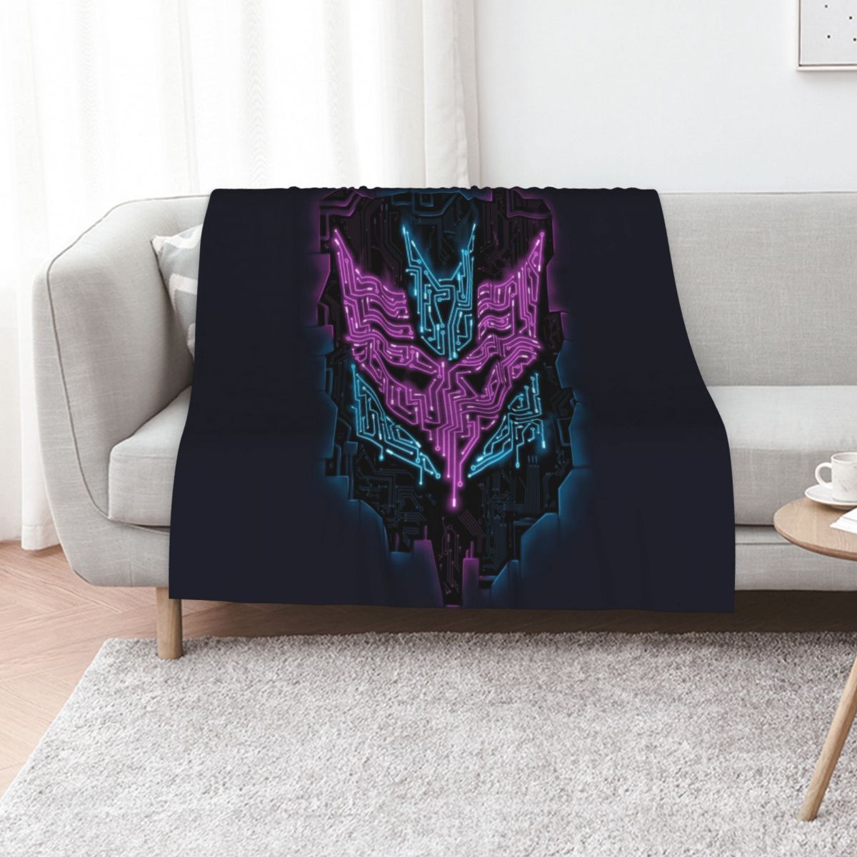 Decept-Iconic II Throw Blanket - 3D Printing Icon 评论和价格