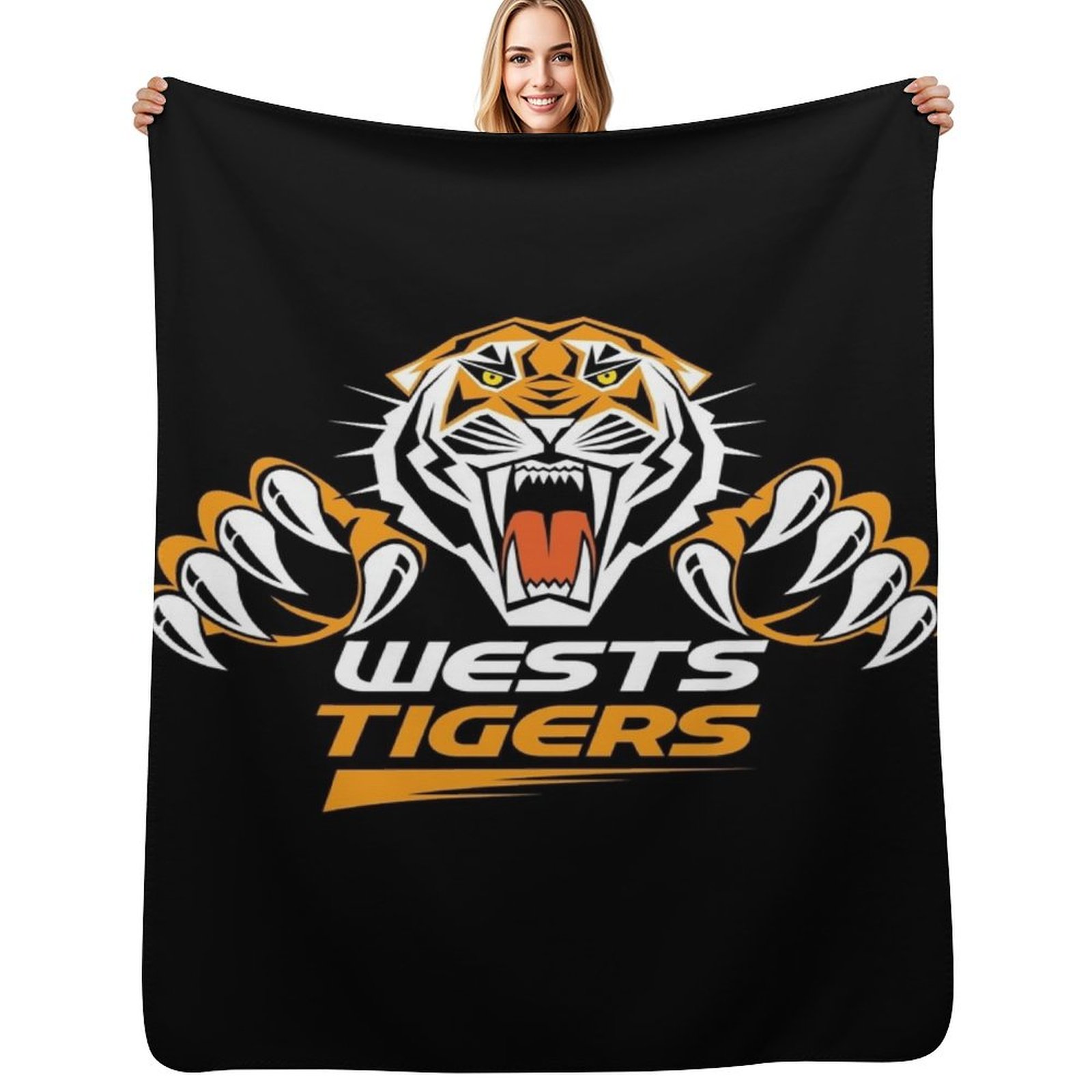 New-Wests-Tigers-01-Icon Throw - 3D Printing Icon 评论和价格